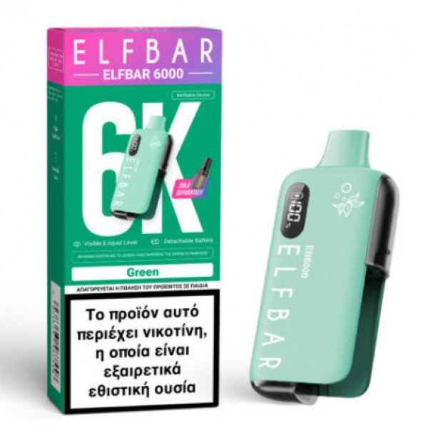Disposable Vapes - Elf Bar 6000 Pod Kit 10ml