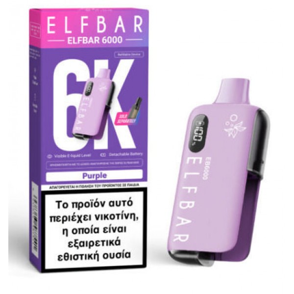 Disposable Vapes - Elf Bar 6000 Pod Kit 10ml