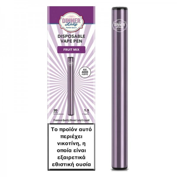Συσκευές Μιας Χρήσης - Dinner Lady Fruit Mix Disposable Vape Pen 20mg 1.5ml