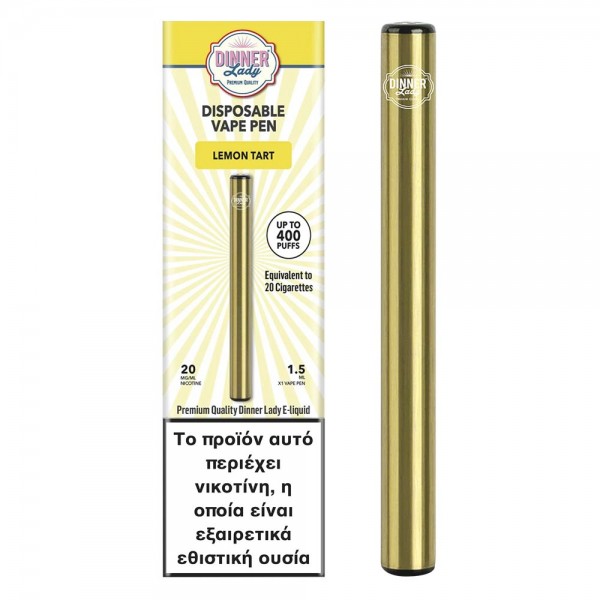 Συσκευές Μιας Χρήσης - Dinner Lady Lemon Tart Disposable Vape Pen 20mg 1.5ml