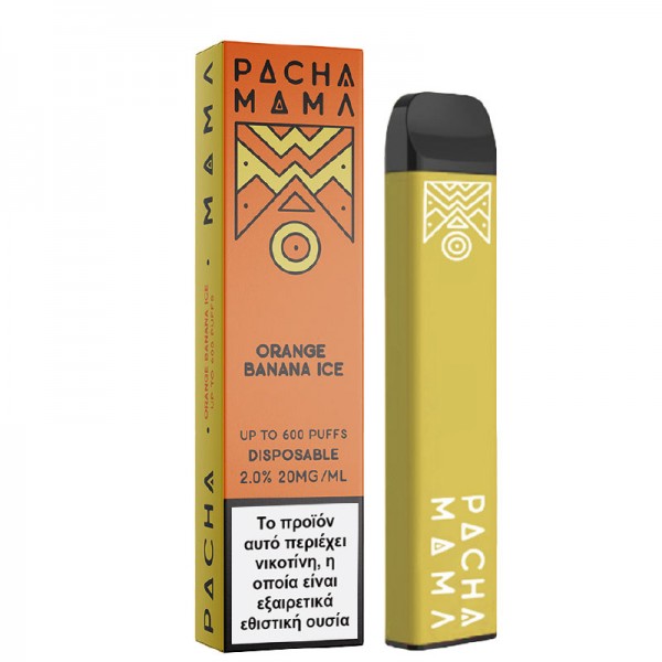 Disposable Vapes - Pacha Mama Orange Banana Ice Disposable 2ml