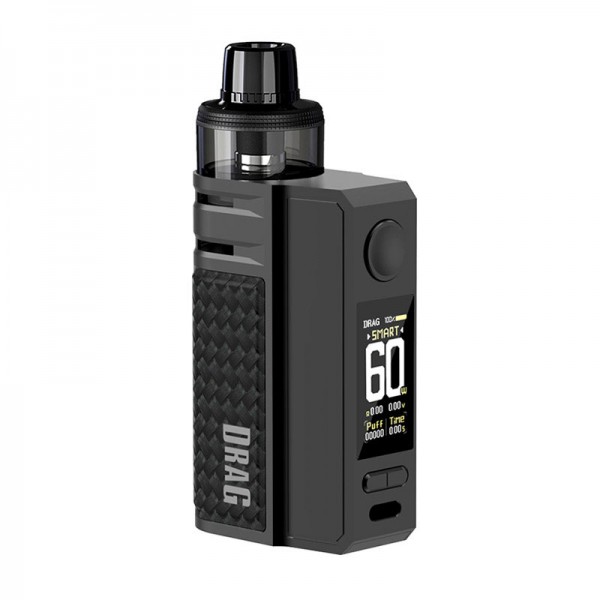 Pod Systems - Voopoo Drag E60 4.5ml Pod Kit Black