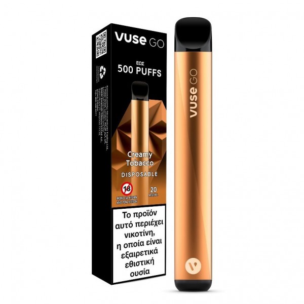 Disposable Vapes - VUSE GO Creamy Tobacco 20mg 2ml