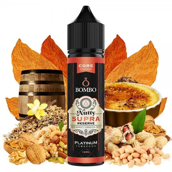 Bombo ELiquids - Bombo Platinum Tobaccos Nutty Supra Reserve Core Edition 10ml/60ml