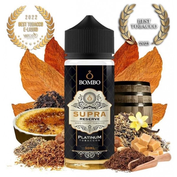 Bombo ELiquids - Bombo Platinum Tobaccos Supra Reserve 30ml/120ml
