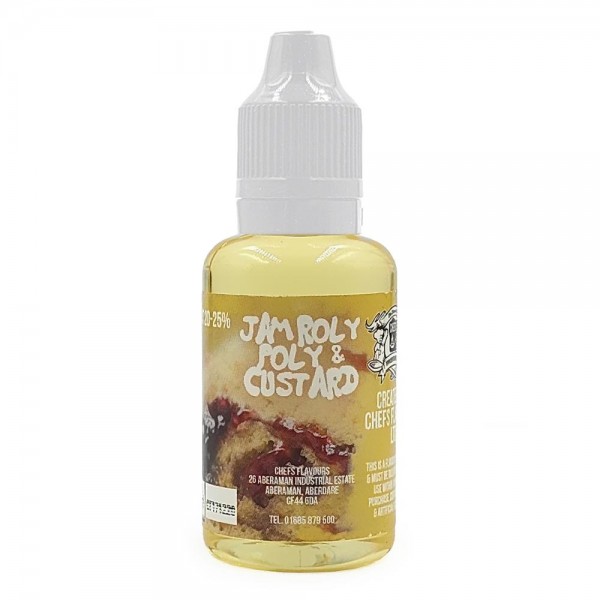 Chefs Flavors - Chefs Flavours Jam Roly Poly & Custard Flavor 30ml