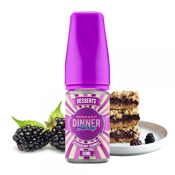 Γεύσεις Dinner Lady - Dinner Lady Desserts - Blackberry Crumble Flavor 30ml