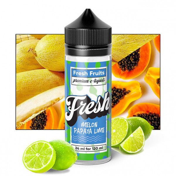 Fresh Premium Eliquids Melon Papaya Lime 24ml/120ml