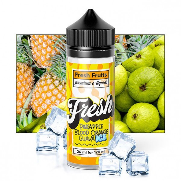 Fresh Premium Eliquids Pinapple Blood Orange Guava Ice 24ml/120ml