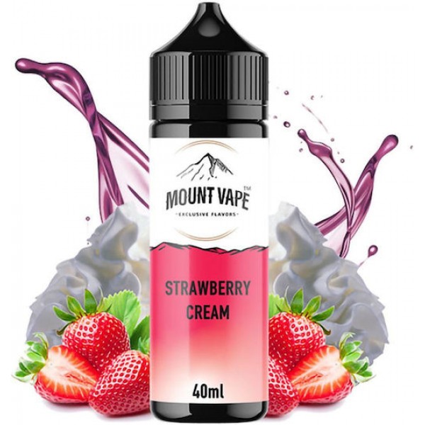 Mount Vape - Mount Vape Strawberry Cream 40ml/120ml