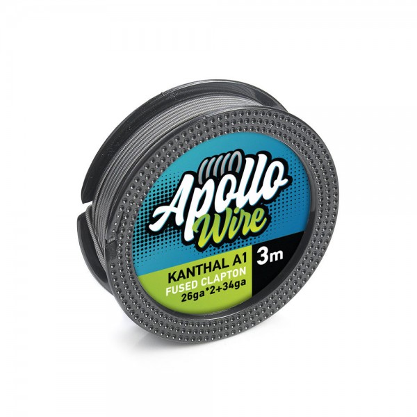 Σύρματα και Βαμβάκια - Apollo Kanthal A1 Fused Clapton Wire 2x26ga+34ga / 3m