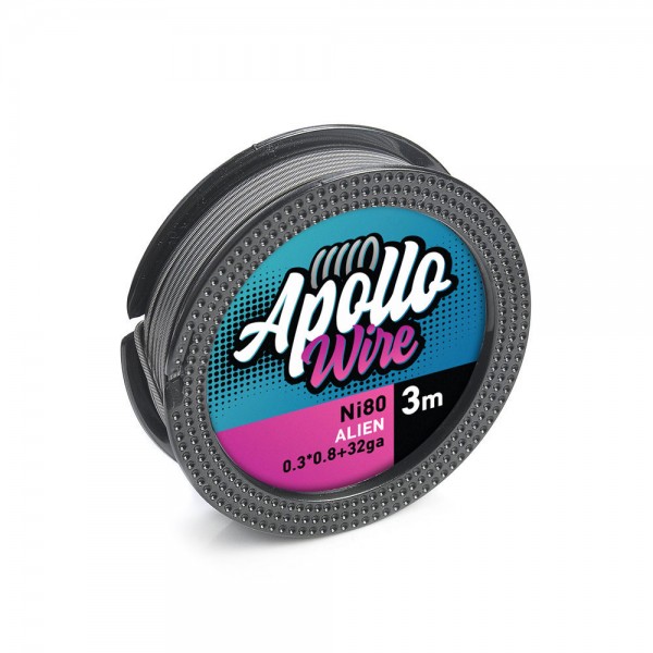 Wires & Cotton - Apollo Ni80 Alien Wire 0.3x0.8+32ga / 3m