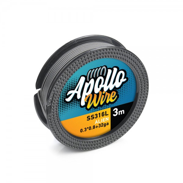 Σύρματα και Βαμβάκια - Apollo SS 316L Alien Wire 0.3x0.8+32ga / 3m