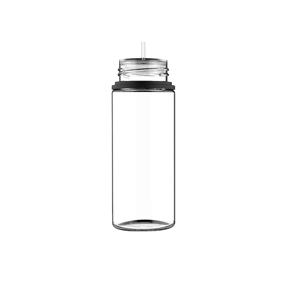 Empty Bottles - Empty PET Βottle 120ml with Black Cap