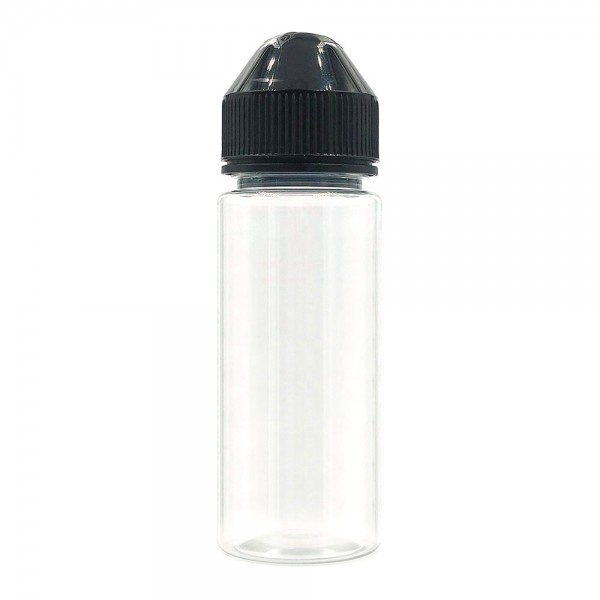 Empty Bottles - PET Βottle 120ml with Black Cap