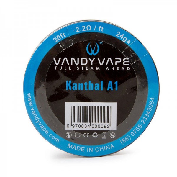 Σύρματα και Βαμβάκια - Vandy Vape Kanthal A1 Wire 24ga 9m Vandy Vape Kanthal A1 Wire 24ga 9m
