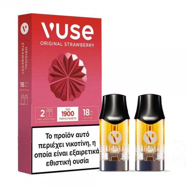 VUSE Προγεμισμένα Pods - VUSE Epod Original Strawberry
