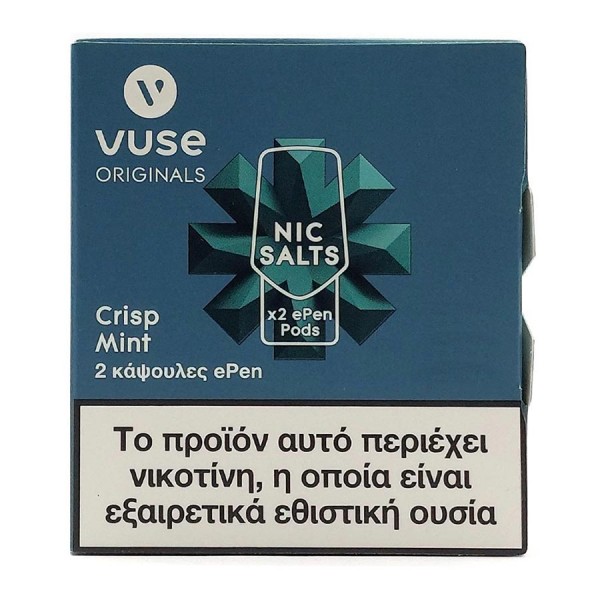 VUSE Προγεμισμένα Pods - VUSE ePen Crisp Mint