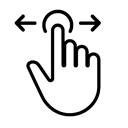 Swipe to browse