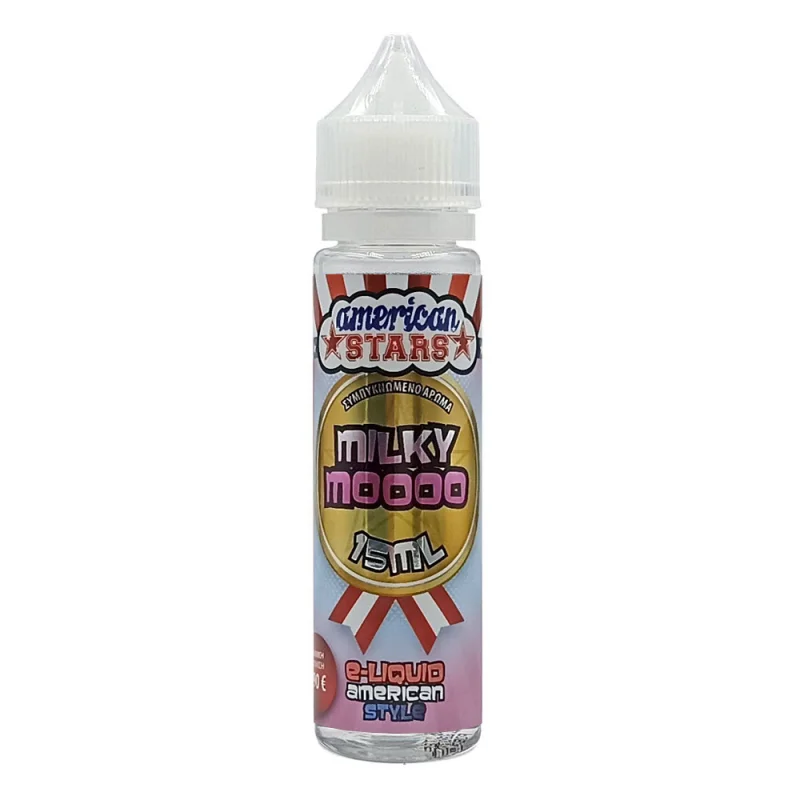 American Stars Milky Moo 15/60ml - AMERICAN STARS Brand - Flavour Shots
