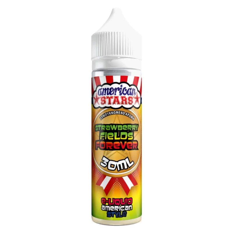 American Stars Strawberry Fields Forever 30/60ml - AMERICAN STARS Brand - Flavour Shots