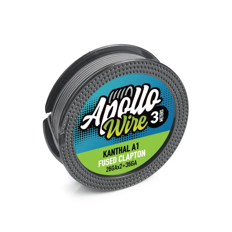 Apollo Kanthal A1 Fused Clapton 2X26+36Ga / 3M - APOLLO WIRE Brand - Wires & Coils
