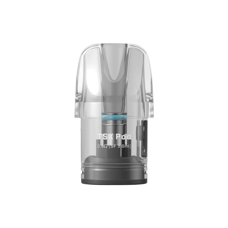 Aspire Tsx Clear Replacement Pod 3ml 0.8 Ohm 2pcs - ASPIRE Brand - Refillable Pods