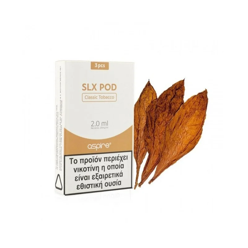 Aspire Slx Pod Classic Tobacco 2ml 2pcs - ASPIRE Brand - Prefilled Pods