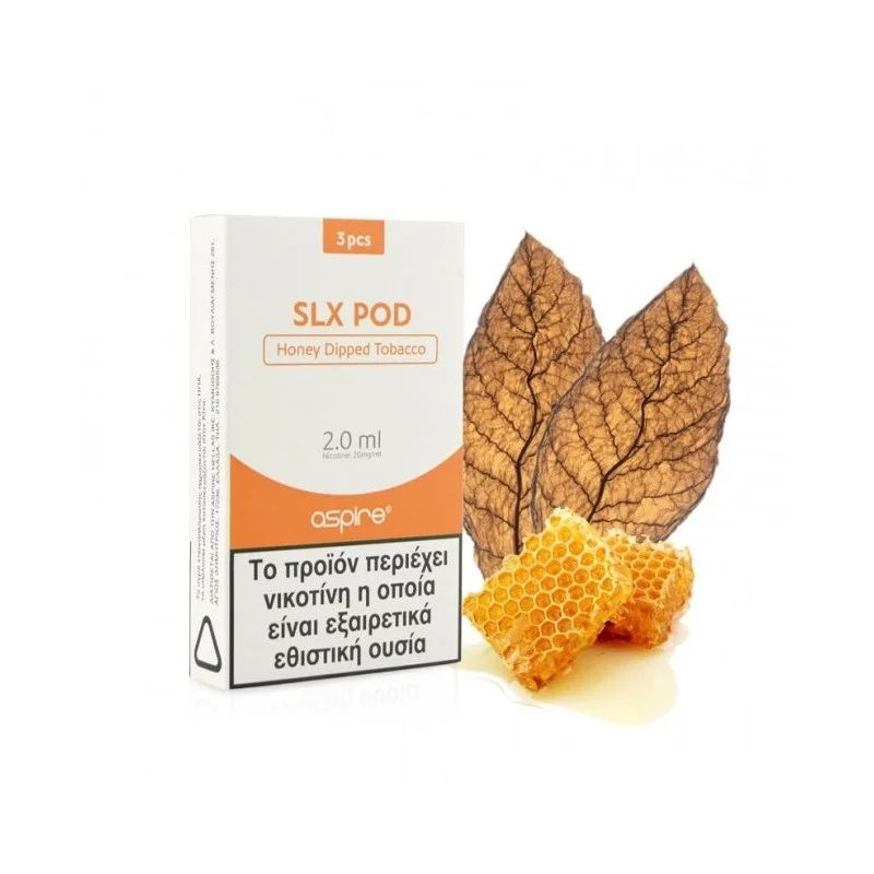 Aspire Slx Pod Honey Dipped Tobacco 2ml 3pcs - ASPIRE Brand - Prefilled Pods