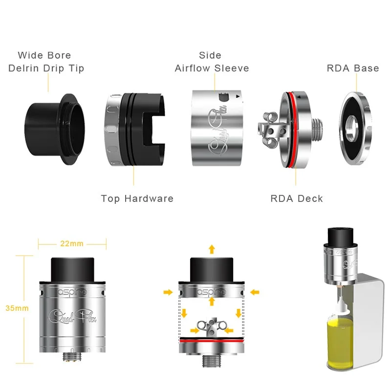 Aspire Quad Flex Survival Kit 2ml Silver product.details.thumbnail 2