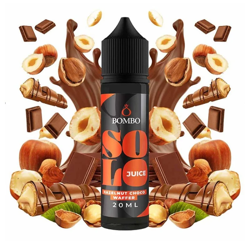 Bombo Solo Juice Hazelnut Choco Waffer 15ml/60ml
