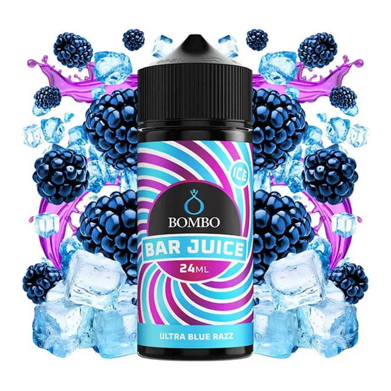 Bombo Bar Juice Ultra Blue Razz 24/120ml
