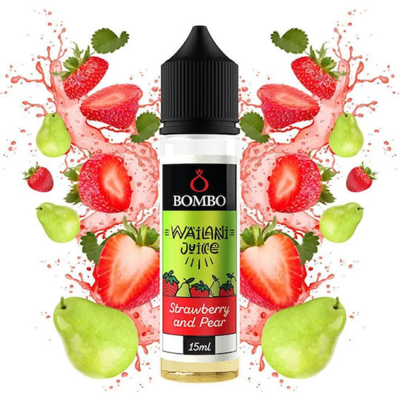 Bombo Wailani Juice Strawberry Pear 15/60ml