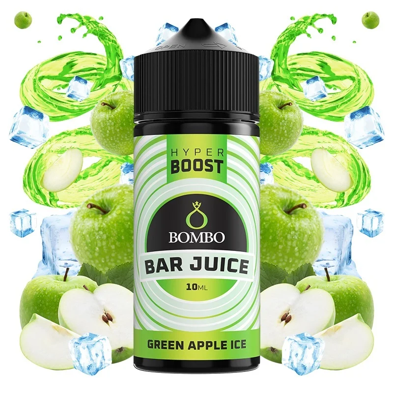 Bombo Bar Juice Hyper Boost Green Apple 10/120ml
