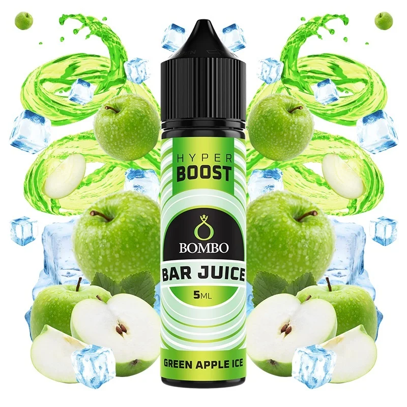 Bombo Bar Juice Hyper Boost Green Apple 5/60ml