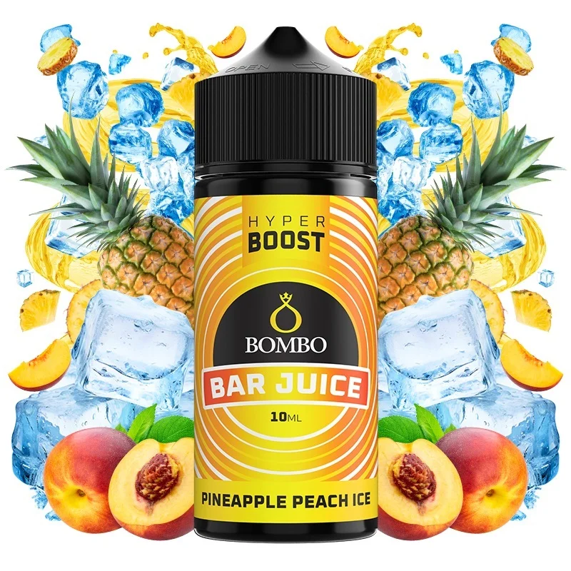 Bombo Bar Juice Hyper Boost Pineapple Peach 10/120ml