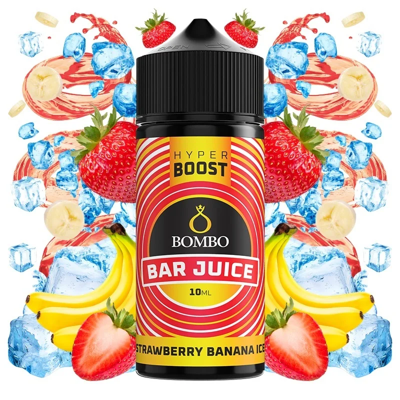 Bombo Bar Juice Hyper Boost Strawberry Banana 10/120ml