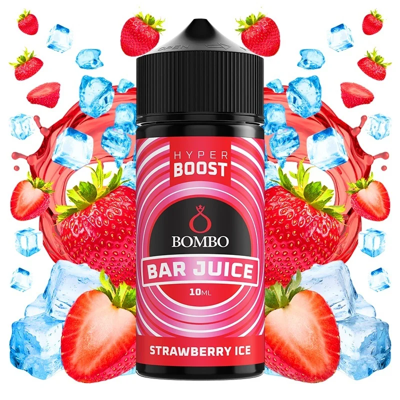 Bombo Bar Juice Hyper Boost Strawberry 10/120ml