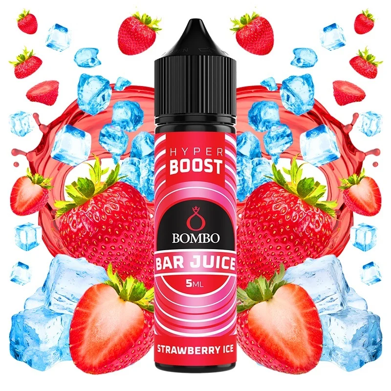 Bombo Bar Juice Hyper Boost Strawberry 5/60ml