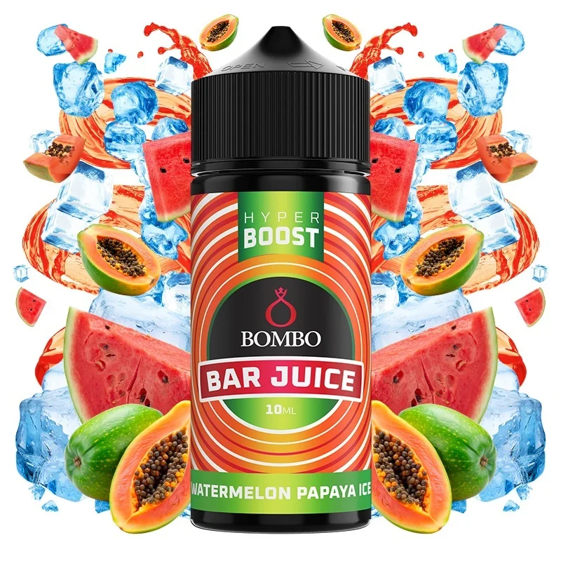 Bombo Bar Juice Hyper Boost Watermelon Papaya 10/120ml