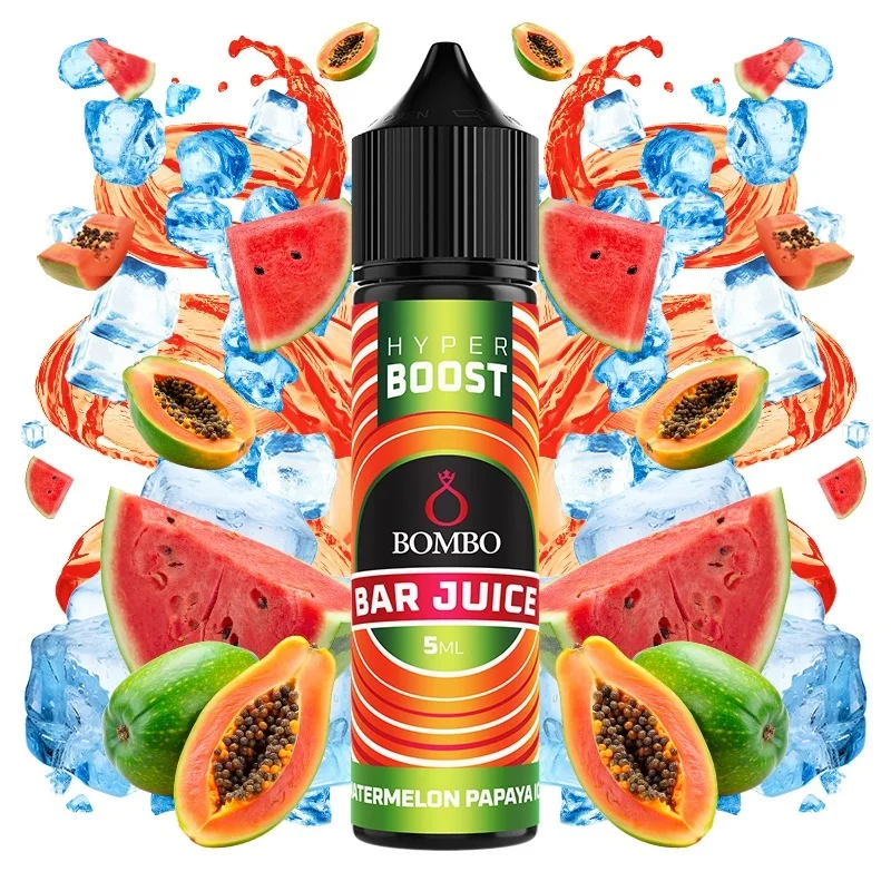 Bombo Bar Juice Hyper Boost Watermelon Papaya 5/60ml