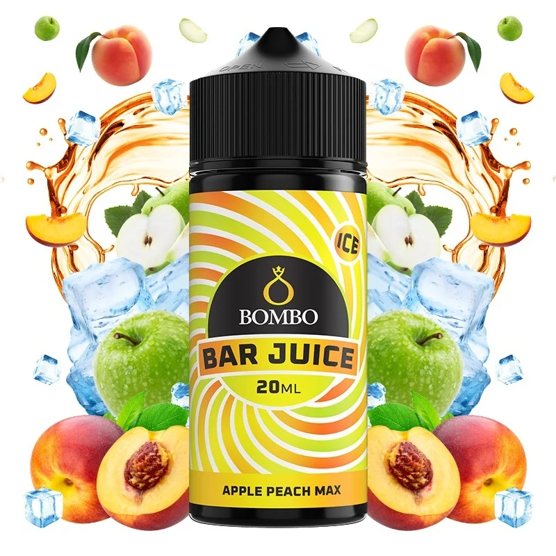 Bombo Bar Juice Apple Peach Max 20/120ml