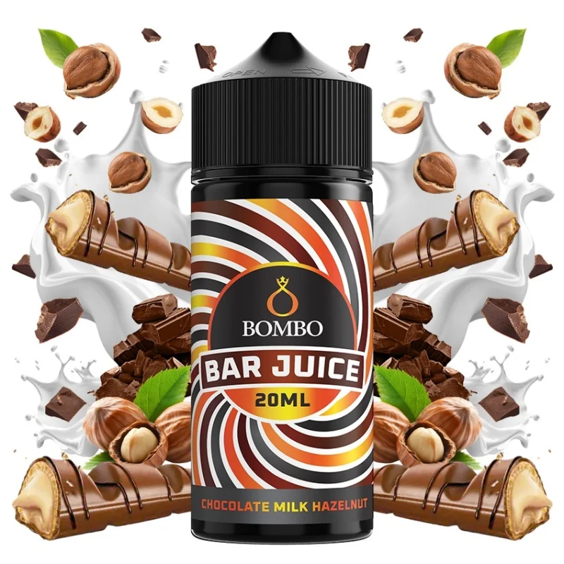Bombo Bar Juice Chocolate Milk Hazelnut 20/120ml
