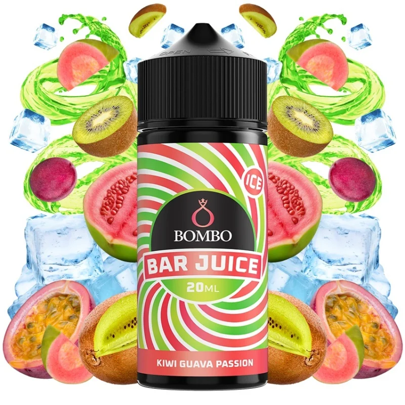 Bombo Bar Juice Kiwi Guava Passion 20/120ml