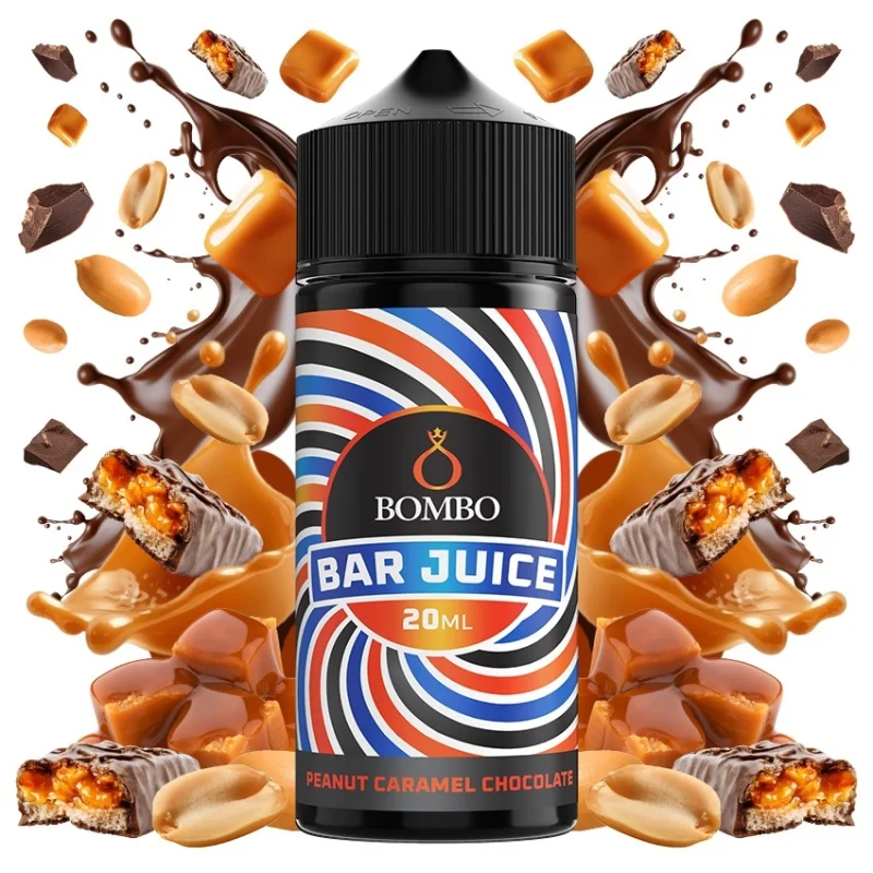 Bombo Bar Juice Peanut Caramel Chocolate 20/120ml