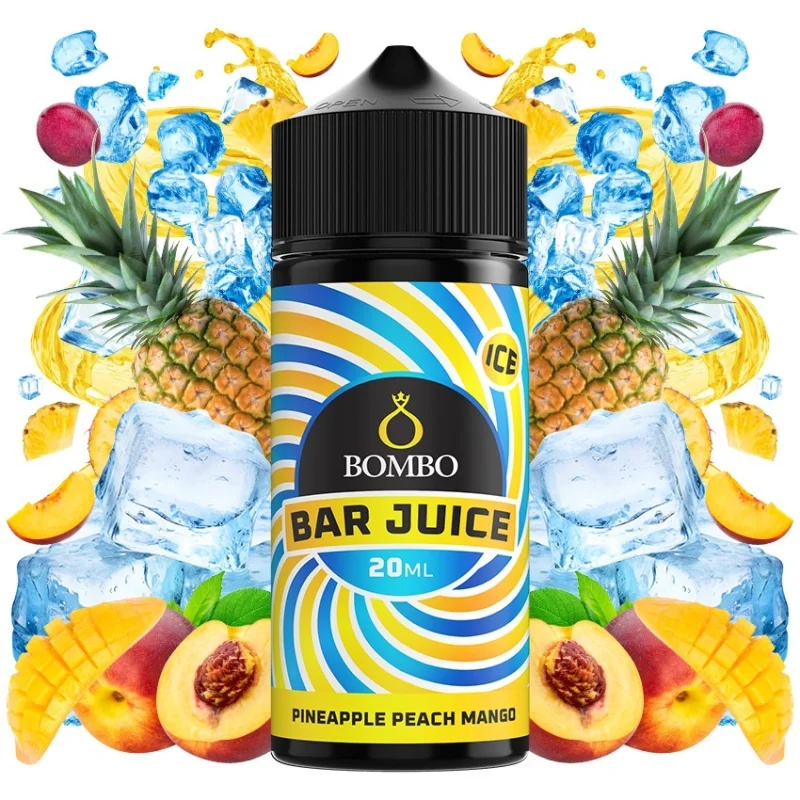 Bombo Bar Juice Pineapple Peach Mango 20/120ml
