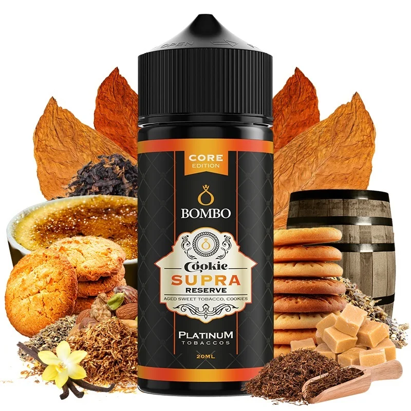 Bombo Platinum Tobaccos Cookie Supra Reserve Core Edition 20/120ml