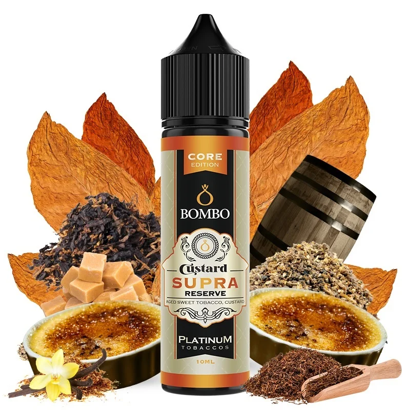 Bombo Platinum Tobaccos Custard Supra Reserve Core Edition 10/60ml