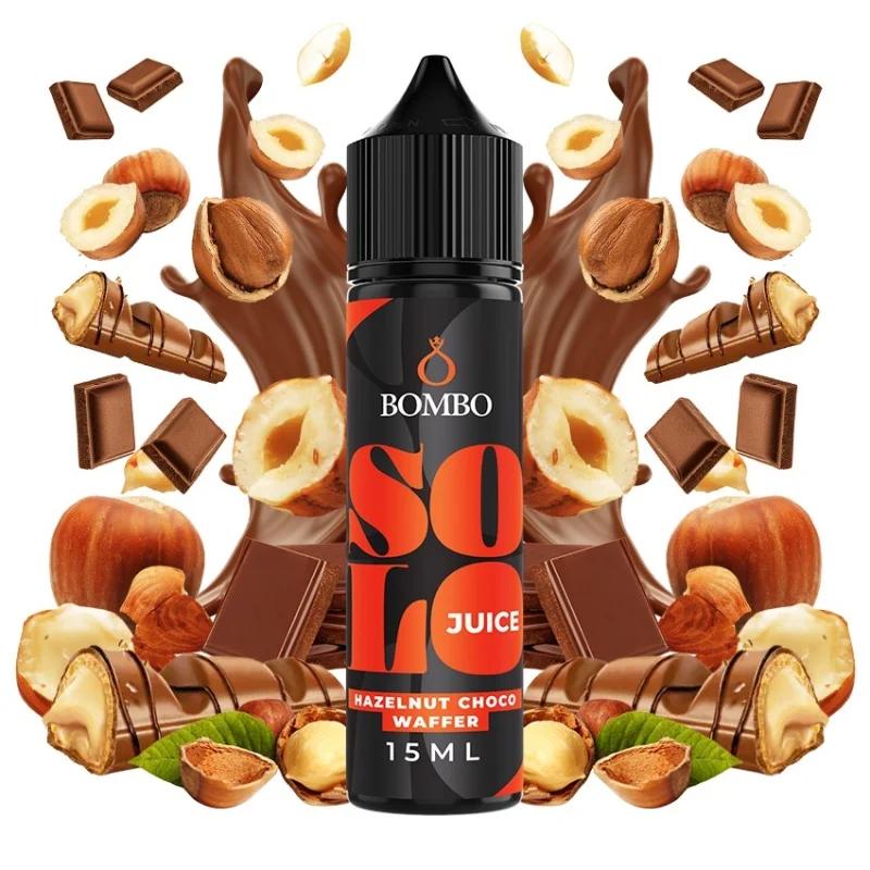 Bombo Solo Hazelnut Choco Wafer 15/60ml