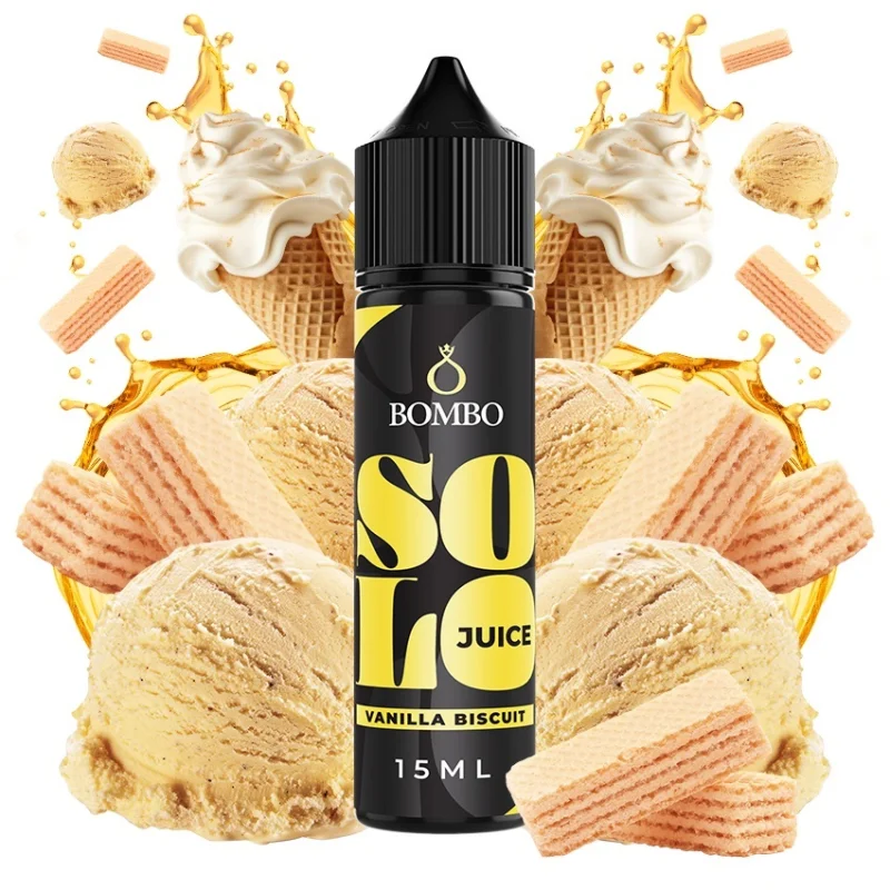 Bombo Solo Vanilla Biscuit 15/60ml